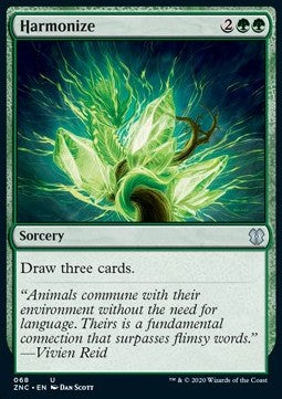 Harmonize⁣ - Commander: Zendikar Rising⁣ (Uncommon)⁣ [68]