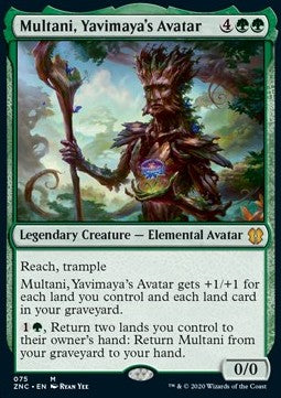 Multani, Yavimaya's Avatar⁣ - Commander: Zendikar Rising⁣ (Mythic)⁣ [75]