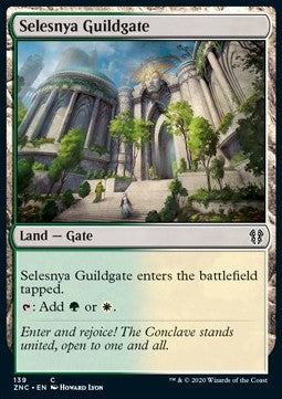 Selesnya Guildgate⁣ - Commander: Zendikar Rising⁣ (Common)⁣ [139]
