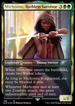 Michonne, Ruthless Survivor⁣ - Secret Lair Drop Series⁣ (Mythic)⁣ [146]