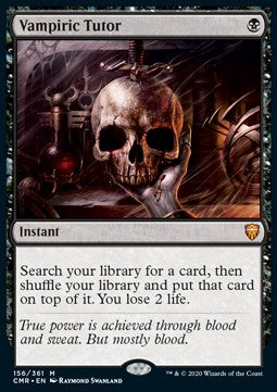 Vampiric Tutor⁣ - Commander Legends⁣ (Mythic)⁣ [156]