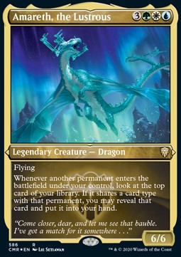 Amareth, the Lustrous⁣ - Commander Legends: Extras⁣ (Rare)⁣ [586]