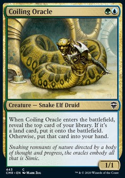 Coiling Oracle (V.1)⁣ - Commander Legends: Extras⁣ (Common)⁣ [443]