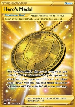 Hero's Medal⁣ - Vivid Voltage⁣ (Secret Rare)⁣ [201]