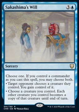 Sakashima's Will⁣ - Commander Legends⁣ (Rare)⁣ [91]