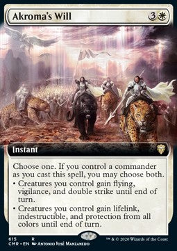 Akroma's Will⁣ - Commander Legends: Extras⁣ (Rare)⁣ [615]