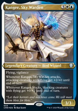 Kangee, Sky Warden⁣ - Commander Legends: Extras⁣ (Uncommon)⁣ [603]