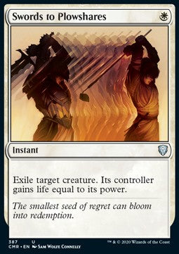 Swords to Plowshares (V.1)⁣ - Commander Legends: Extras⁣ (Uncommon)⁣ [387]