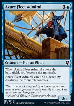 Azure Fleet Admiral⁣ - Commander Legends⁣ (Common)⁣ [58]