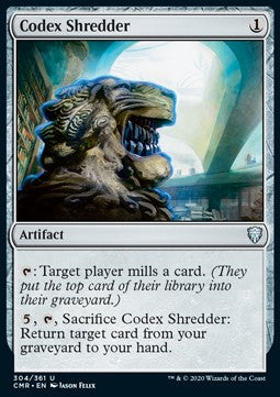 Codex Shredder⁣ - Commander Legends⁣ (Uncommon)⁣ [304]