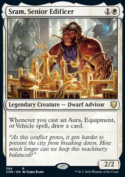 Sram, Senior Edificer⁣ - Commander Legends: Extras⁣ (Rare)⁣ [386]