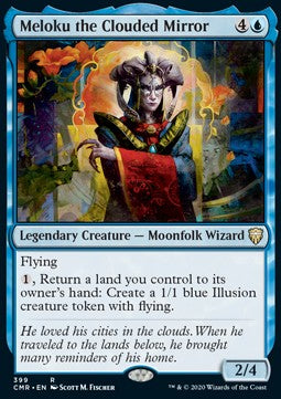 Meloku the Clouded Mirror⁣ - Commander Legends: Extras⁣ (Rare)⁣ [399]