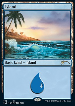 Island (V.2)⁣ - Secret Lair Drop Series⁣ (Land)⁣ [102]