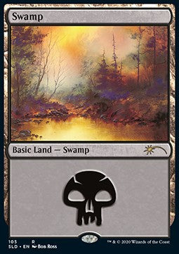 Swamp (V.4)⁣ - Secret Lair Drop Series⁣ (Land)⁣ [105]