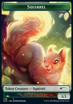 Squirrel Token (Green 1/1)⁣ - Secret Lair Drop Series⁣ (Token)⁣ [200]