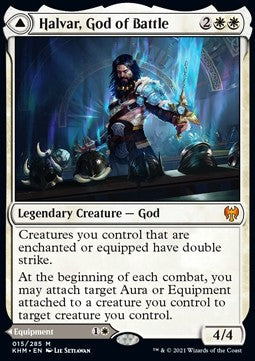 Halvar, God of Battle // Sword of the Realms⁣ - Kaldheim⁣ (Mythic)⁣ [15]