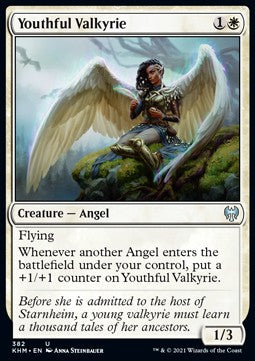 Youthful Valkyrie⁣ - Kaldheim: Extras⁣ (Uncommon)⁣ [382]