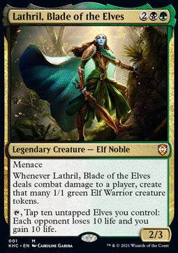 Lathril, Blade of the Elves⁣ - Commander: Kaldheim⁣ (Mythic)⁣ [1]