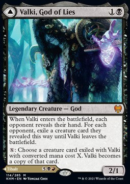 Valki, God of Lies // Tibalt, Cosmic Impostor⁣ - Kaldheim⁣ (Mythic)⁣ [114]