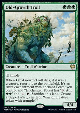 Old-Growth Troll⁣ - Kaldheim⁣ (Rare)⁣ [185]