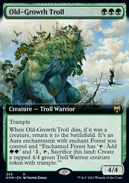 Old-Growth Troll⁣ - Kaldheim: Extras⁣ (Rare)⁣ [365]