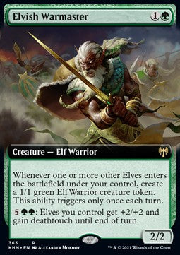 Elvish Warmaster⁣ - Kaldheim: Extras⁣ (Rare)⁣ [363]