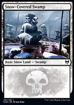 Snow-Covered Swamp (V.2)⁣ - Kaldheim⁣ (Land)⁣ [281]