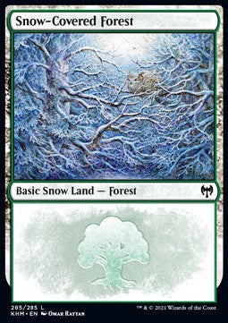 Snow-Covered Forest (V.2)⁣ - Kaldheim⁣ (Land)⁣ [285]