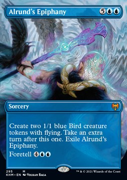 Alrund's Epiphany⁣ - Kaldheim: Extras⁣ (Mythic)⁣ [295]