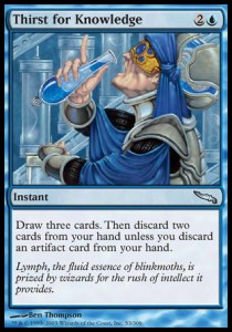 Thirst for Knowledge⁣ - Mirrodin⁣ (Uncommon)⁣ [53]
