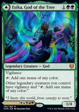 Esika, God of the Tree // The Prismatic Bridge⁣ - Kaldheim⁣ (Mythic)⁣ [168]