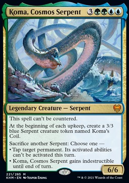 Koma, Cosmos Serpent⁣ - Kaldheim⁣ (Mythic)⁣ [221]