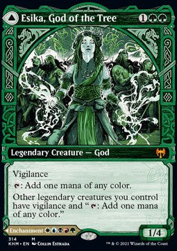 Esika, God of the Tree // The Prismatic Bridge⁣ - Kaldheim: Extras⁣ (Mythic)⁣ [314]