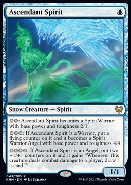 Ascendant Spirit⁣ - Kaldheim⁣ (Rare)⁣ [43]