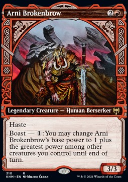Arni Brokenbrow⁣ - Kaldheim: Extras⁣ (Rare)⁣ [310]