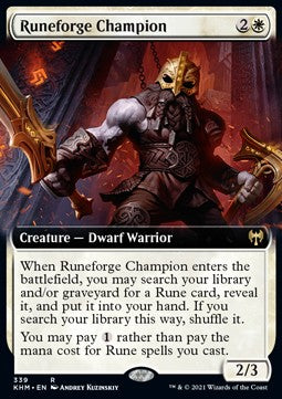 Runeforge Champion⁣ - Kaldheim: Extras⁣ (Rare)⁣ [339]