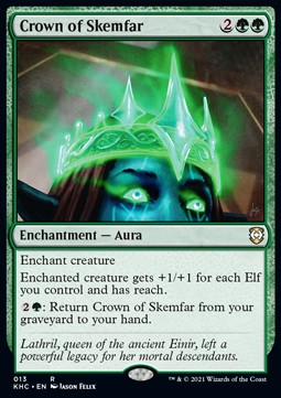 Crown of Skemfar⁣ - Commander: Kaldheim⁣ (Rare)⁣ [13]