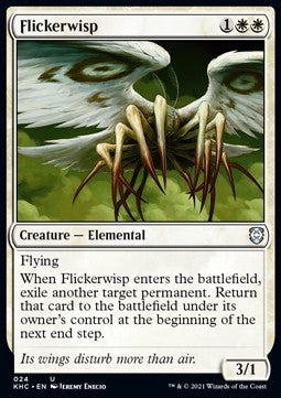 Flickerwisp⁣ - Commander: Kaldheim⁣ (Uncommon)⁣ [24]