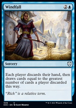 Windfall⁣ - Commander: Kaldheim⁣ (Uncommon)⁣ [46]
