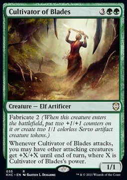 Cultivator of Blades⁣ - Commander: Kaldheim⁣ (Rare)⁣ [55]