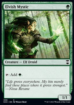 Elvish Mystic⁣ - Commander: Kaldheim⁣ (Common)⁣ [58]