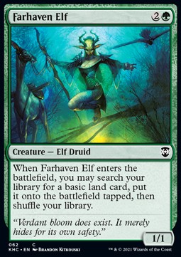 Farhaven Elf⁣ - Commander: Kaldheim⁣ (Common)⁣ [62]