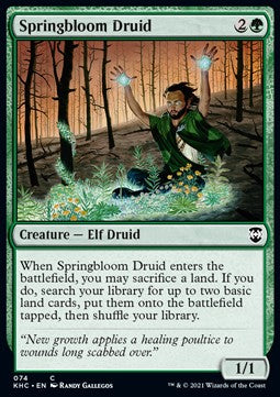 Springbloom Druid⁣ - Commander: Kaldheim⁣ (Common)⁣ [74]