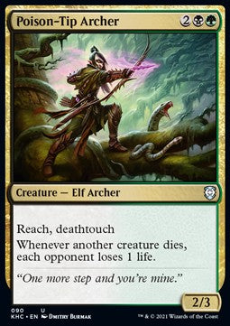 Poison-Tip Archer⁣ - Commander: Kaldheim⁣ (Uncommon)⁣ [90]