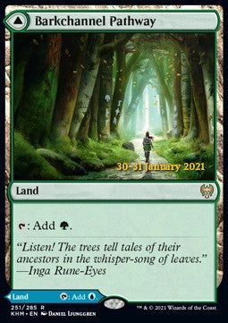 Barkchannel Pathway // Tidechannel Pathway⁣ - Kaldheim: Promos⁣ (Rare)⁣ [251]