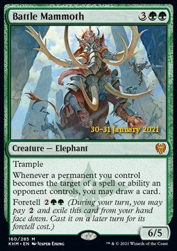 Battle Mammoth (V.1)⁣ - Kaldheim: Promos⁣ (Mythic)⁣ [160]