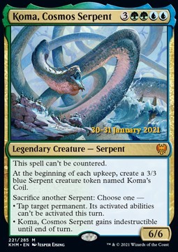 Koma, Cosmos Serpent (V.1)⁣ - Kaldheim: Promos⁣ (Mythic)⁣ [221]