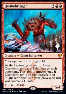 Quakebringer (V.2)⁣ - Kaldheim: Promos⁣ (Mythic)⁣ [145]