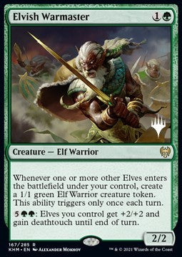 Elvish Warmaster (V.2)⁣ - Kaldheim: Promos⁣ (Rare)⁣ [167]