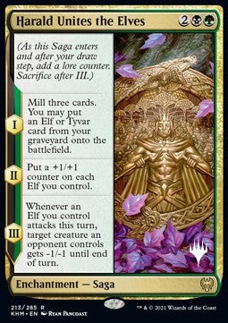 Harald Unites the Elves (V.2)⁣ - Kaldheim: Promos⁣ (Rare)⁣ [213]